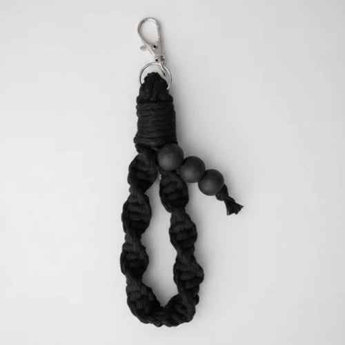 Macrame Wristlet Keychain – Medium