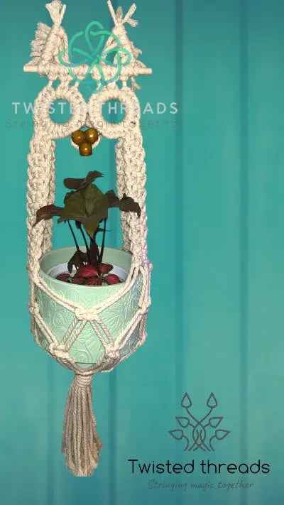 Whisper the Owl Macramé Plant Hanger