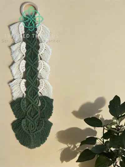 Twisted Olive Leaf Wall Hanging