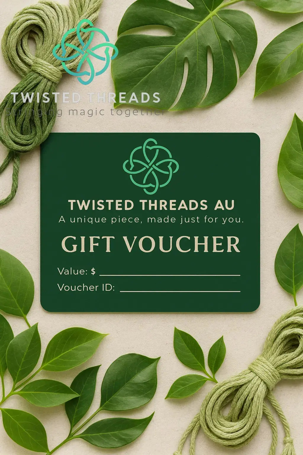 Gift Card - Twisted  Threads Au - Twisted Threads Au