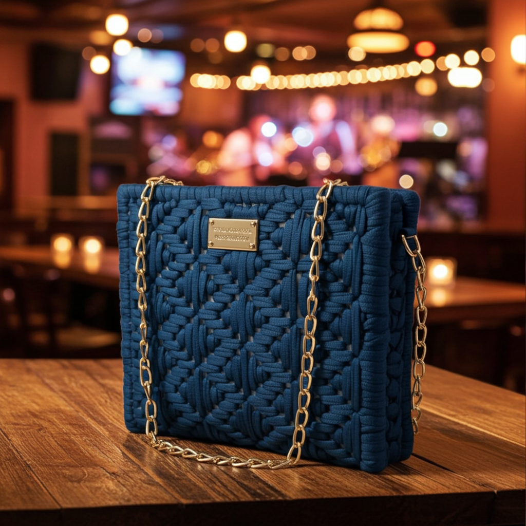 Twisted Threads Au Threadline 04 Pavilion Mini Shoulder Bag in stylish fabric with a compact design and shoulder strap.